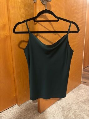 LOFT Dark Green Cowl Neck Camisole